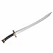 LarpGears Classical Chinese YanLing Saber Foam Sword, Historical Training Sword for Halloween Costume, LARP Events, Cosplay and Outdoor Battle Game Sports 33 Inches