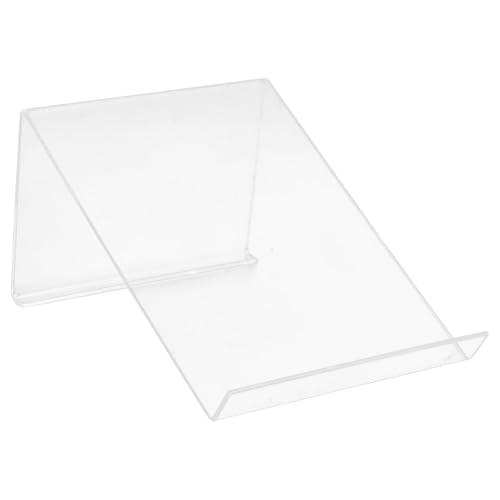 SEWACC Acrylic Phone Stand for Desk Telephone Stand for Landline Desktop Phone Holder for Office Desk Organizer Space-Saving Display Rack for Home and Work 7.48 X 5.51 X 3.93 in