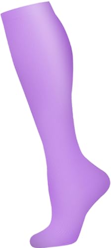 Image of Women's Knee High Compression Socks for Running Work Support Nurses Pregnancy Travel,Colorful Over The Calf Socks,#W402