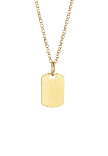 Chaîne avec pendentif pour homme Kuzzoi le cadeau idéal en argent plaqué or