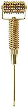 AcuPoints Beauty Collagen Face Roller Massager, Golden