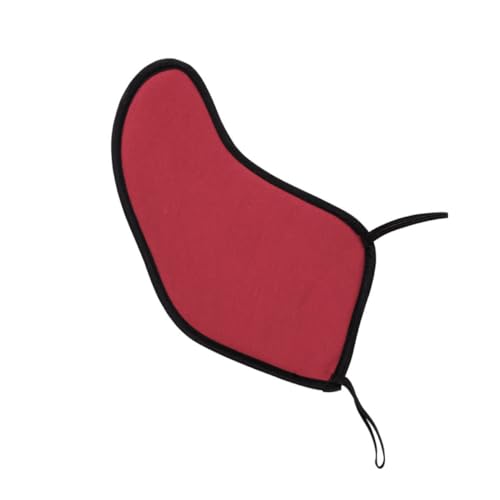 Vaguelly Viola Shoulder Rest Red Practice Mute Violin Shoulder Pad for Violinists