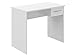 Marchio Amazon - Movian, scrivania con cassetto singolo in stile moderno, modello Inari, 50 x 90 x 73 cm, colore bianco