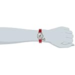 Disney-Womens-MK1042-Mickey-Mouse-Watch-with-Red-Leather-Band