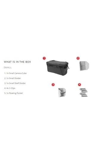 Peak Design Small Camera Cube compatible Travel Bags (BCC-S-BK-2)