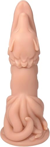 BDSMAGE 14CM Consolador de fantasía de monstruo con ventosa, consolador anal, juguete sexual, consolador anal, tapón anal, juguete sexual erótico para mujeres, hombres, sexo extremo (S)