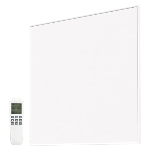 HOMCOM Infrarotheizung 400W mit einstellbarer Thermostat Wandmontage 2-4 Min auf...