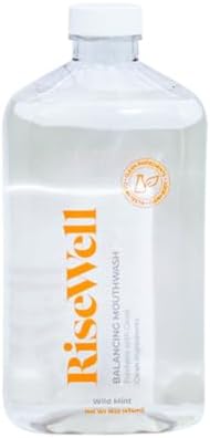 RiseWell Balancing Mouthwash - pH Balancing Alkaline Alcohol Free...