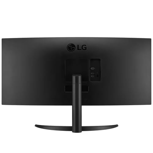 Image of LG 34 Inch UltraWide Monitor, WQHD (3440x1440) Curved Display, 100Hz, sRGB 99%, HDR10, Dynamic Action Sync, Black Stabilizer, PBP, Dual Controller,Auto Input Switch, 1 x DisplayPort, 2 x HDMI, Black