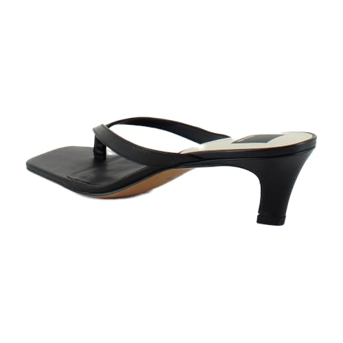 Image of Black Leather Ramia Pump Shoes by DOLCEVITA