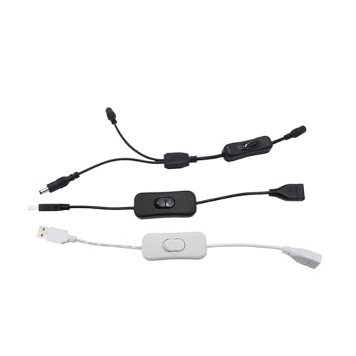Interruptor 304 para barra de luz LED con conector DC macho hembra de 5V 2