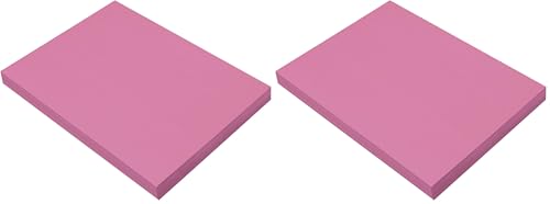Image of Prang (Formerly SunWorks) Construction Paper, Hot Pink, 9 inch x 12 inch, 100 Sheets (Pack of 2)