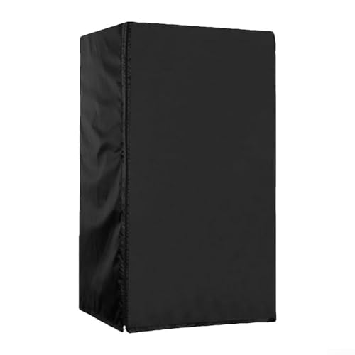Cubierta de tela Oxford 210D para refrigerador, cubierta de protección para refrigerador para refrigeradores verticales, impermeable y resistente al polvo, con cierre de cremallera y ventilación (77 x