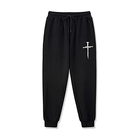 Skateboard Frog Casual Cotton Sweatpants Y2K Graphic Cross Joggers Women High Waisted Drawstring Pants with Pockets (Black,S) Cover