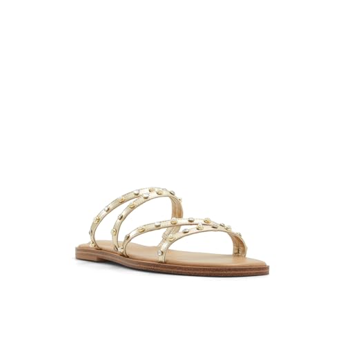 Image of Aldo TRITON-IN710 Ladies GOLD Flat Sandals