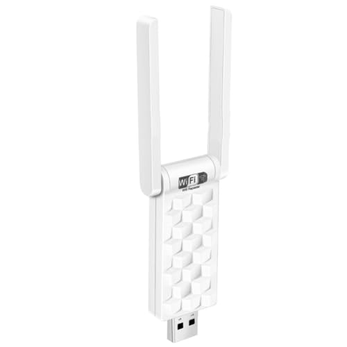 Qerwsdty Repetidor WiFi USB Extensor de Señal Inalámbrica 2.4G 300Mbps Router Amplificador WiFi Amplificador WiFi de Alcance para PC Portátil