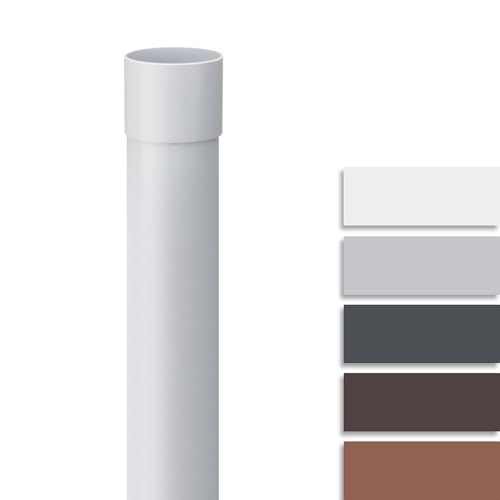 INEFA Tubo de bajada INEFA de plástico 200cm 50mm, Blanco Accesor...