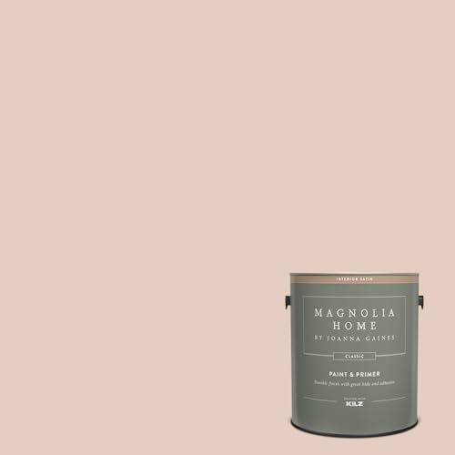 Magnolia Home by Joanna Gaines Classic Interior Wall, Ceiling, Trim Paint and Primer, Satin Finish, 1 Gallon - ELLA ROSE