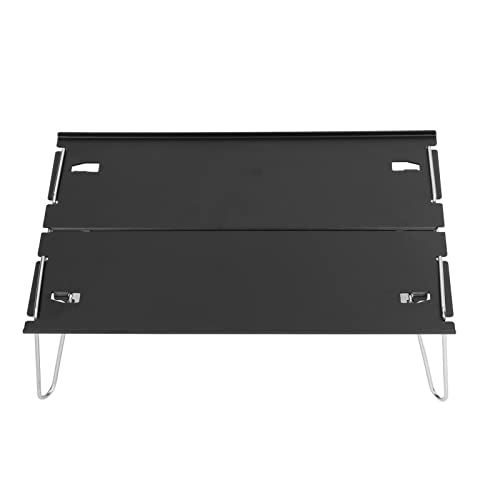 TITA-DONG Mini Camping Table, Lightweight Portable Aluminum Alloy Roll up Table - Image 2