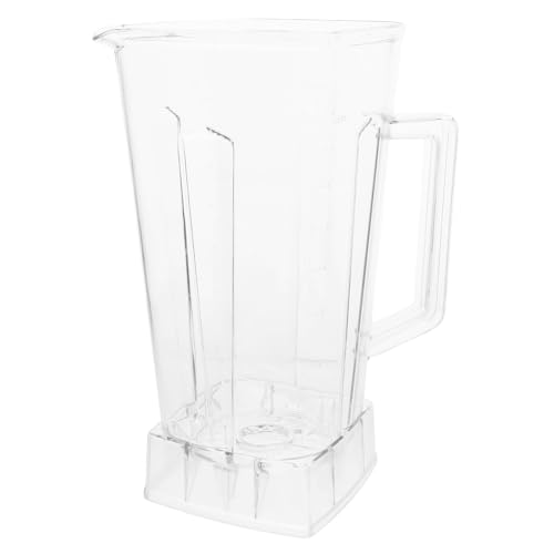 Healeved Jarra de Repuesto para Licuadora de 2l Material PC Resistente y Diseño Cuadrado, Dispensador de Bebidas Fácil de Verter Adecuado para Uso en Casa y Fiestas