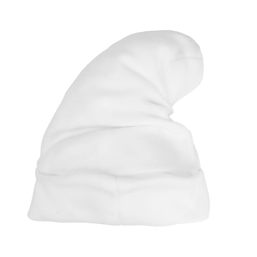 DSKOBT Cosplay Hat Loose Beanie Elastic Soft Comfortable and Warm Movie Dress up Halloween Costume Accessory Headwear (white)