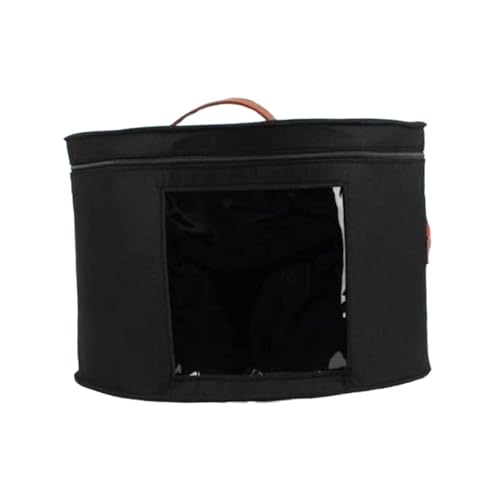Colaxi Hat Storage Box for Closet Sunhat Protector Lightweight Travel Portable Hat Case, Black