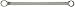 Martin 9729 Forged Alloy Steel 5/8" x 3/4" Opening Double Offset 45 Degree Short Pattern Box Wrench, 12 Points, 6-1/2" Overall Length, Chrome Finish