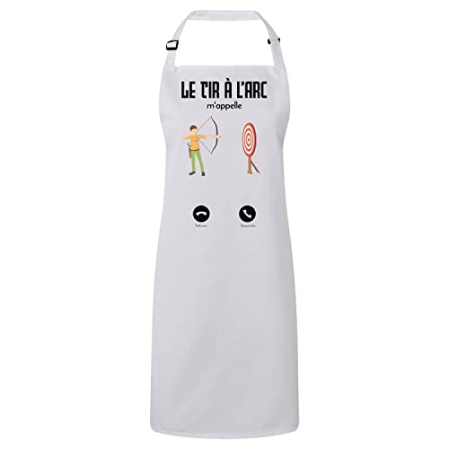 Tablier cuisine tir à l'arc sport loisir tablier de protection à motif