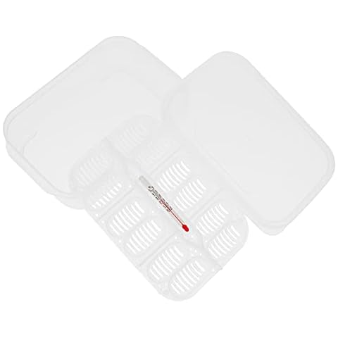 POPETPOP 12 Compartment Reptile Incubator Box Cover