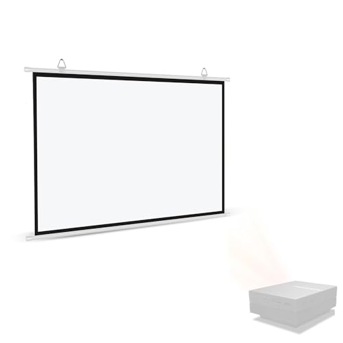 Pantalla Manual Proyector 72" (16:9) Blanca miniatura 1