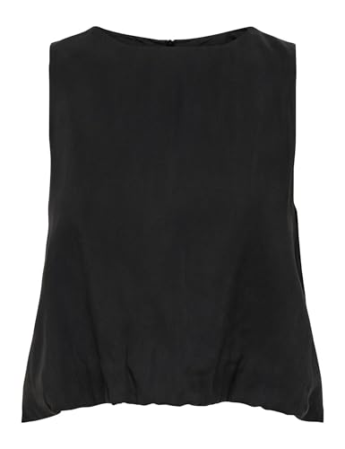 ONLY Onlnica Life - Camiseta de Manga Corta para Mujer, Negro, S