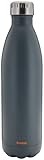 Smidge Storm Grey Botella de Doble Pared, 750 milliliters, Acero Inoxidable, Tormenta