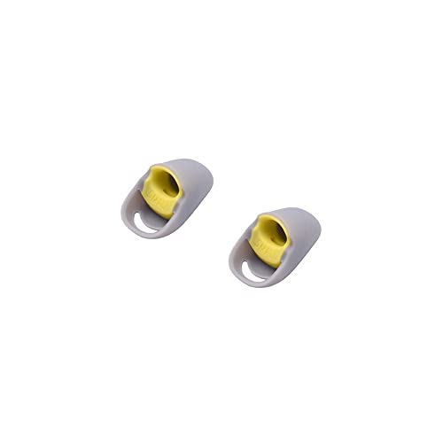 Silicone Earbuds Cover Skin Cap Ear Tips for HyperX Cloud Buds,Soft Earbud Eartips Sleeves Replacement, S/M/L Sizes (Small Yellow)