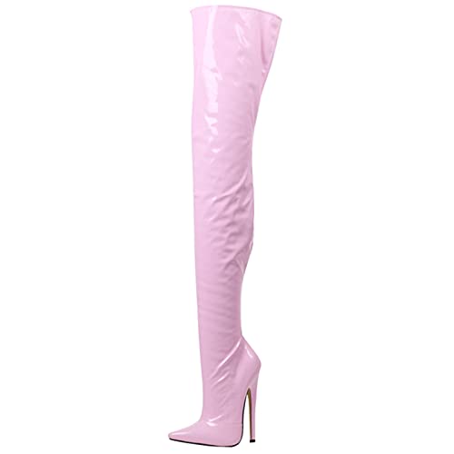 Bottes pole dance talons hauts aiguille de 18 cm pour show et clubbing audacieux