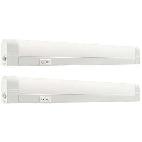 Torchstar Led 13 Inch Extendable Under Cabinet Lights, Under Counter Slim Lighting Night Light Bar For Stairway, Kitchen, Workbench, No Battery Required, 4200K Cool White, 450Lm, Pack Of 2 #TOP17