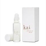 kai perfume oil. rose absolute, gardenia wrapped in white exotic flowers, layered with rose absolute. eau de perfume roll-on oil, 1/8 fl oz., vegan, cruelty free, made in the usa