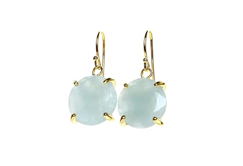 Boucles d'oreilles aigue-marine, le cadeau de naissance idéal de mars
