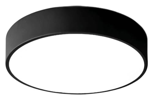 Plafonnier macaron auvent style minimaliste et industriel dark