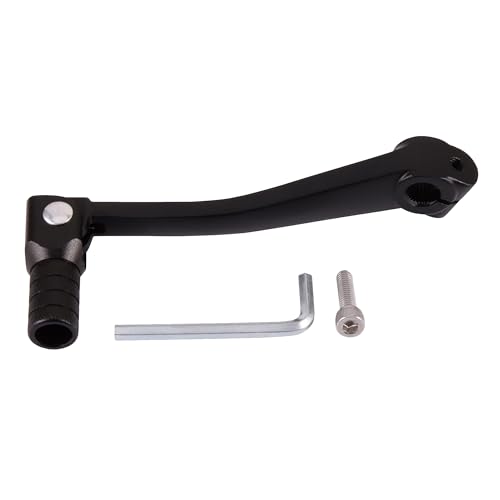 GOOFIT Noir CNC Alliage D'aluminium Leviers Sélecteurs De Vitesse Déplaceur De Pied Pliable Remplacement pour XR50 CRF50 XR CRF 50cc 70cc 90cc 110cc 125cc CRF70 XR50 XR70 Dirt Pit Bike