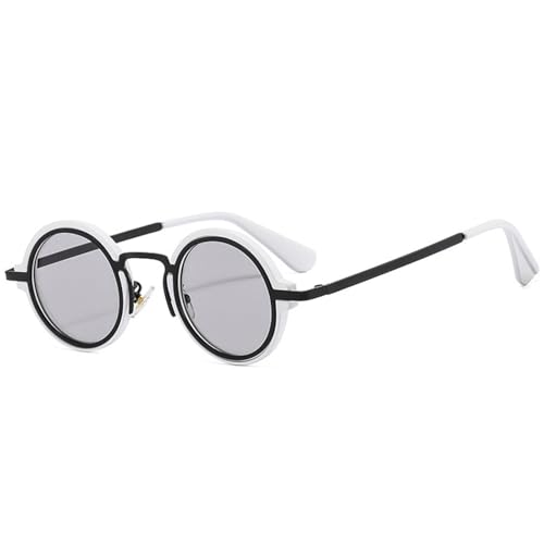Lunettes de soleil rondes UV400 : protection vintage dégradée pour femme
