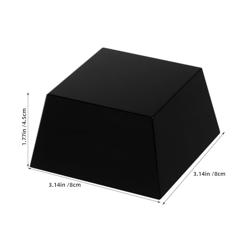Expositor de trofeos de cristal negro CALLARON con base trapezoidal para grabado 2
