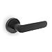 Produktbild Emuca - Türgriffe für Innenttüren, Türgriff-Set mit Rosetten für Zimmertüren D.50 mm, Aluminium, Schwarz
