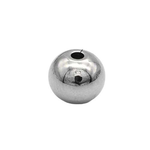 Cuentas de acero redondas para fabricar joyas artesanales sin oxidación