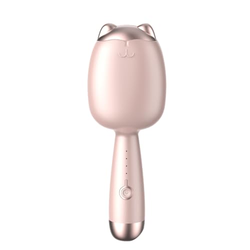 Jasaly Rizador de Pelo con Forma de Garra de, 32 mm, Dorado, Placa Calefactora en Forma de S, 30 Segundos para Calentar, 5 Segundos para Dar Forma, Enchufe de la UE, Color Rosa