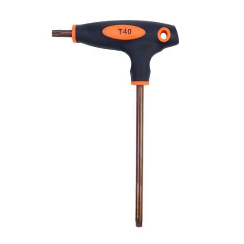 Image of Antrader T40 Torx Screwdriver,Anti Tamper Proof Torx Key,S2 Steel T-Handle Dual End Wrench-1Pcs