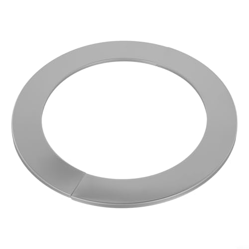 Cubierta de tubería de acero inoxidable para calentador de gas, ducha y tuberías de agua, protector decorativo de pared con diseño dividido, roseta cromada fácil de instalar (160 mm)