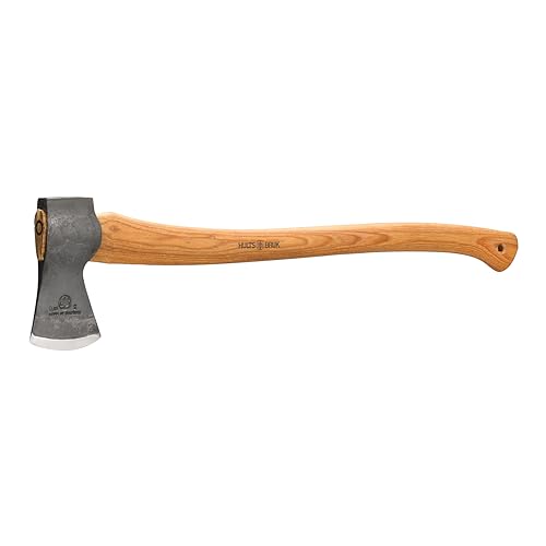Hults Bruk Kisa Axe with Hand-Forged Swedish Steel and Hicko...