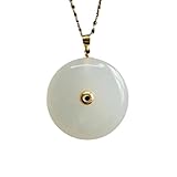 Collares chapados en jade blanco natural, collar con colgante para mujer, de alta calidad, para verano, nueva joyería, transmisión en vivo, envío directo, HT...