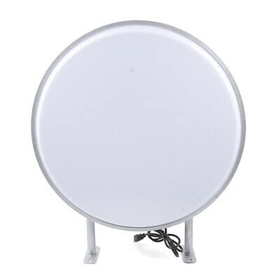Panneau lumineux LED de 24 pouces - Double face - Rond - En acrylique - Pour restaurant