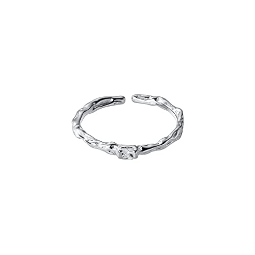 Bague ouverture de mariage élégante avec motif en étain le cadeau romantique idéal